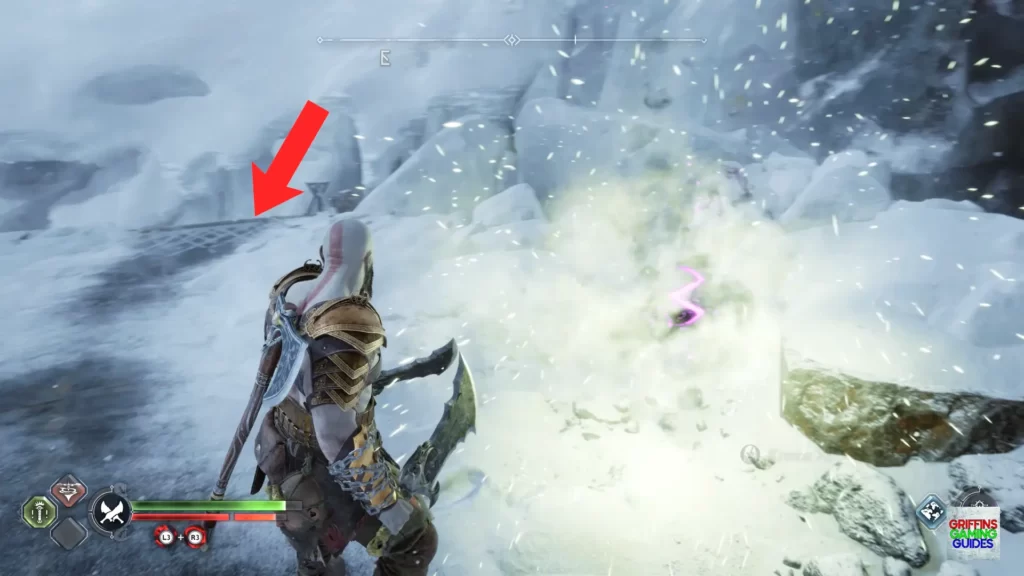 God Of War Ragnarök Legendary Chest 22 Clear Wisps and Drop Down