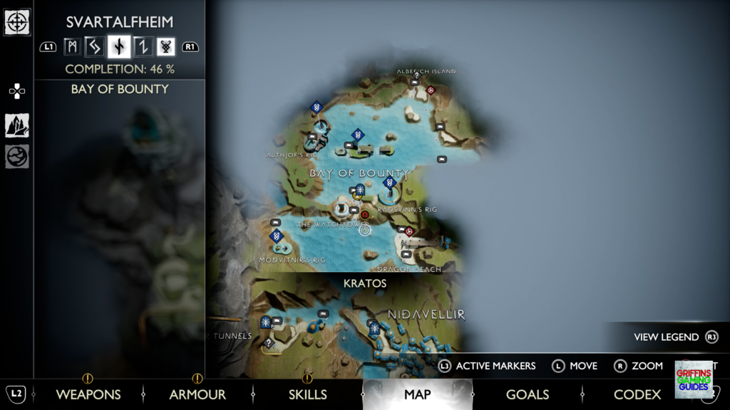 God Of War Ragnarök Legendary Chest 29 Map.