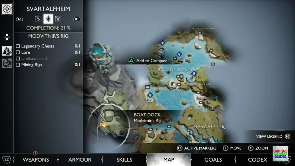 God Of War Ragnarök Legendary Chest 3 Map