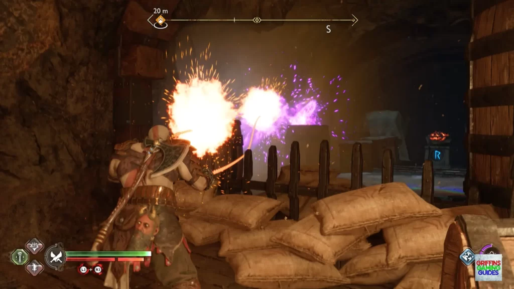 God Of War Ragnarök Nornir Chest 15 R Rune Explode Runic Arrows
