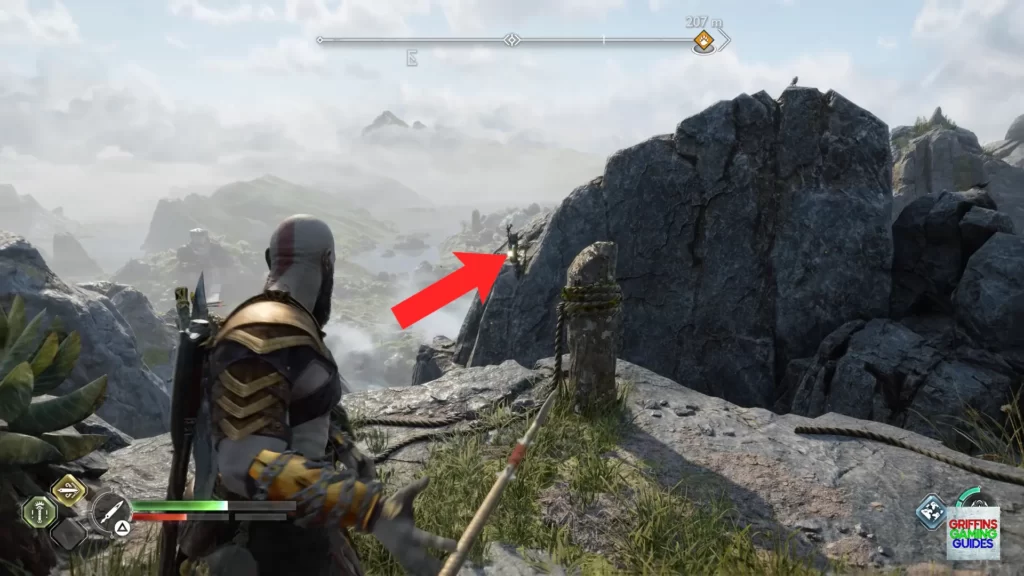 God Of War Ragnarök Nornir Chest 16 F Rune Spear Hit