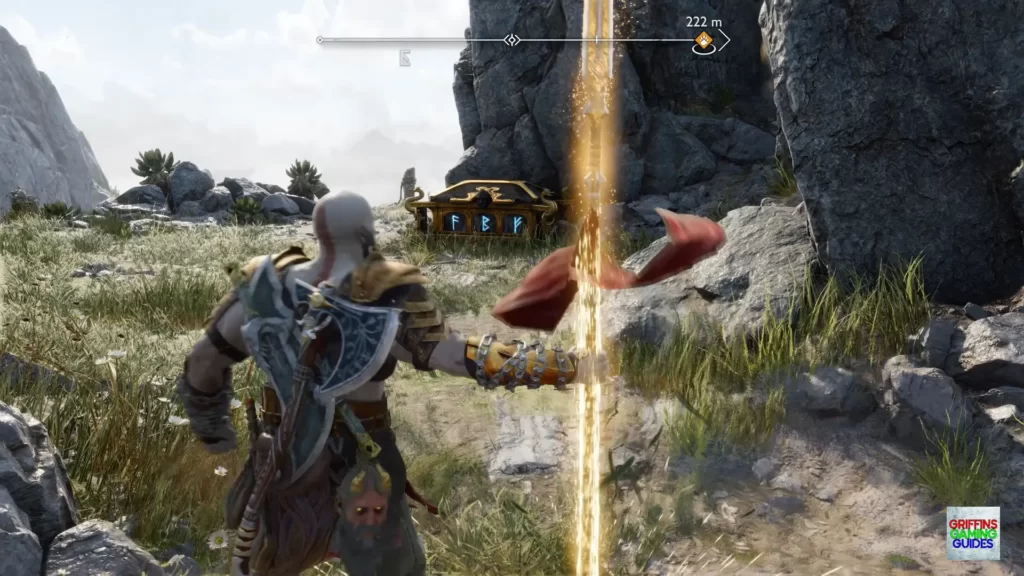 God Of War Ragnarök Nornir Chest 16 Slam Spear to Activate Runes