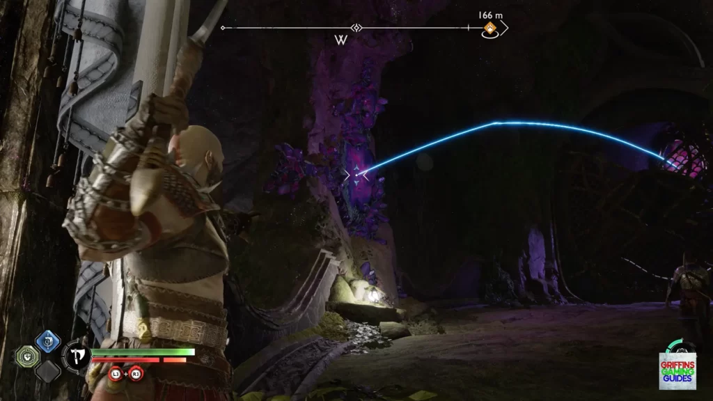 God Of War Ragnarök Odin's Raven 10 Throw Axe at Twilight Stone