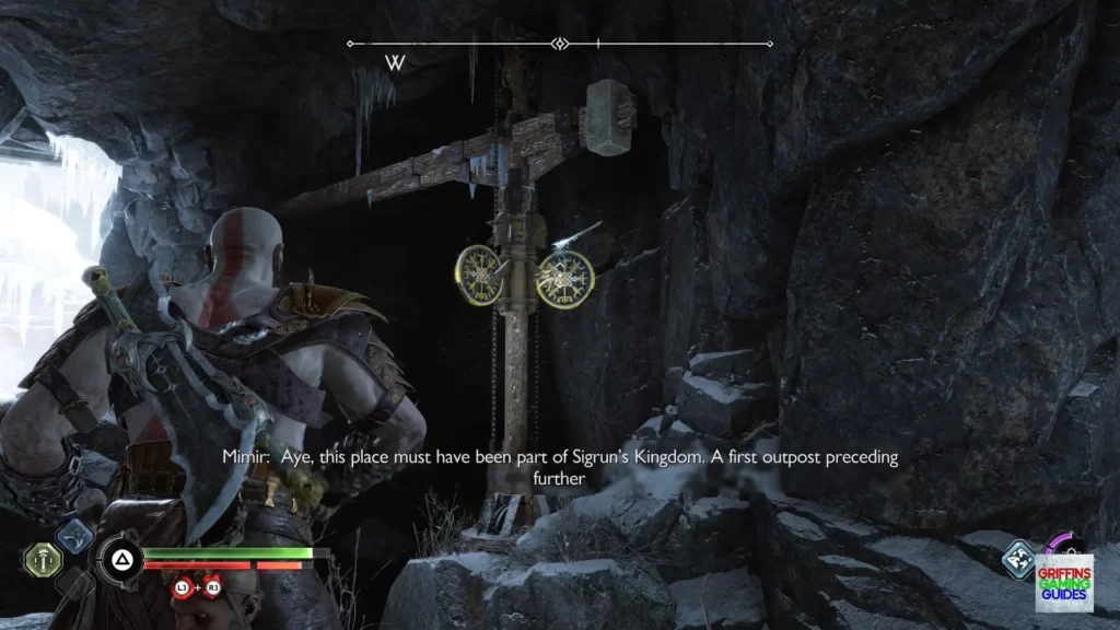 God Of War Ragnarök Odin's Raven 17 Hit Crane then jump across
