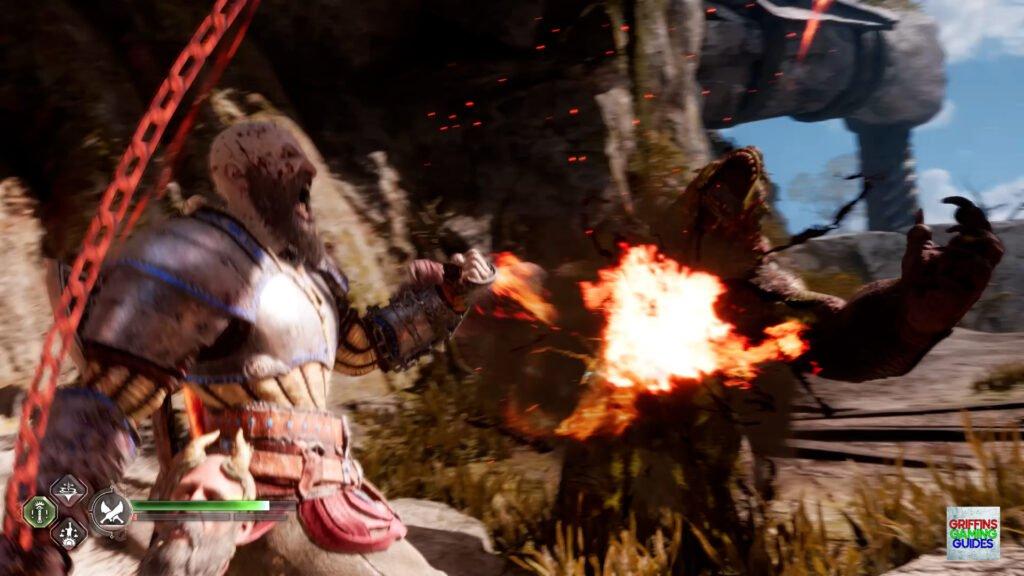 God Of War Ragnarök Odin's Raven 21 Take Down Bergsra