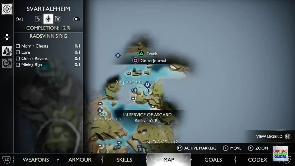 God Of War Ragnarök Odin's Raven 3 Map