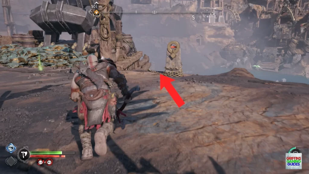 God Of War Ragnarök Odin's Raven 7 Gold Chain
