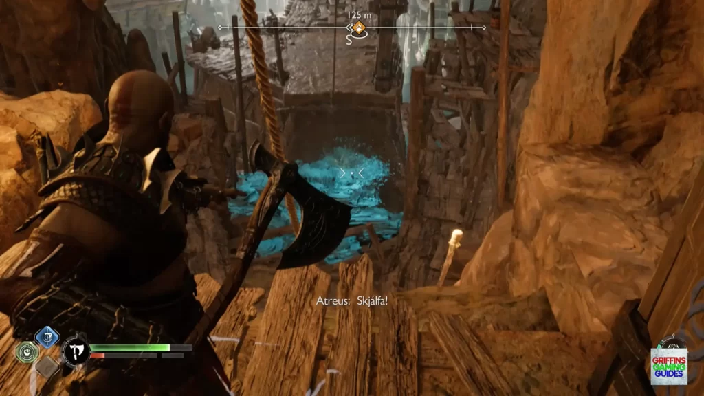 God Of War Ragnarök Odin's Raven 8 Free the rope