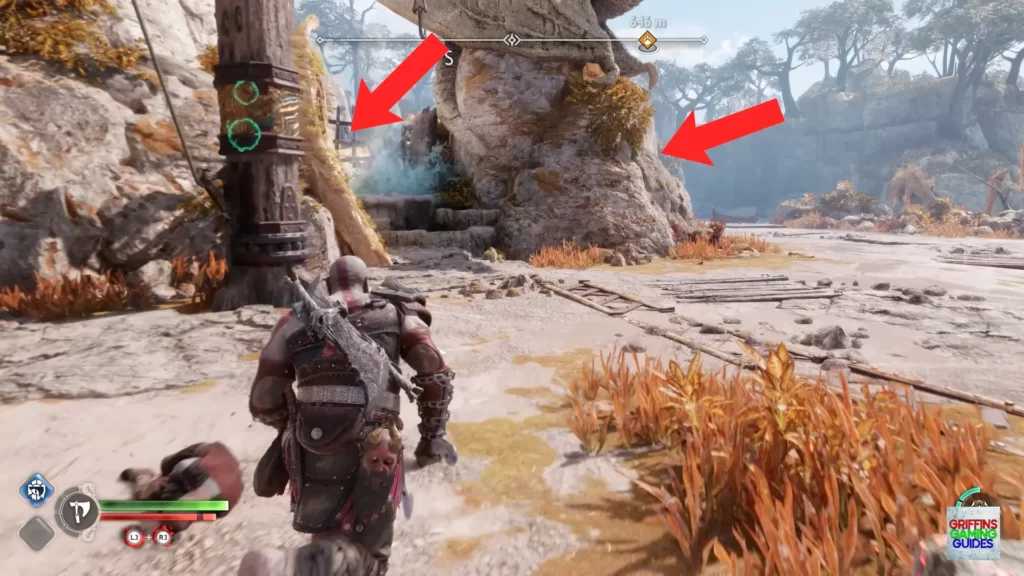 God of War Ragnarök Nornir Chest 3 R Rune Location 2