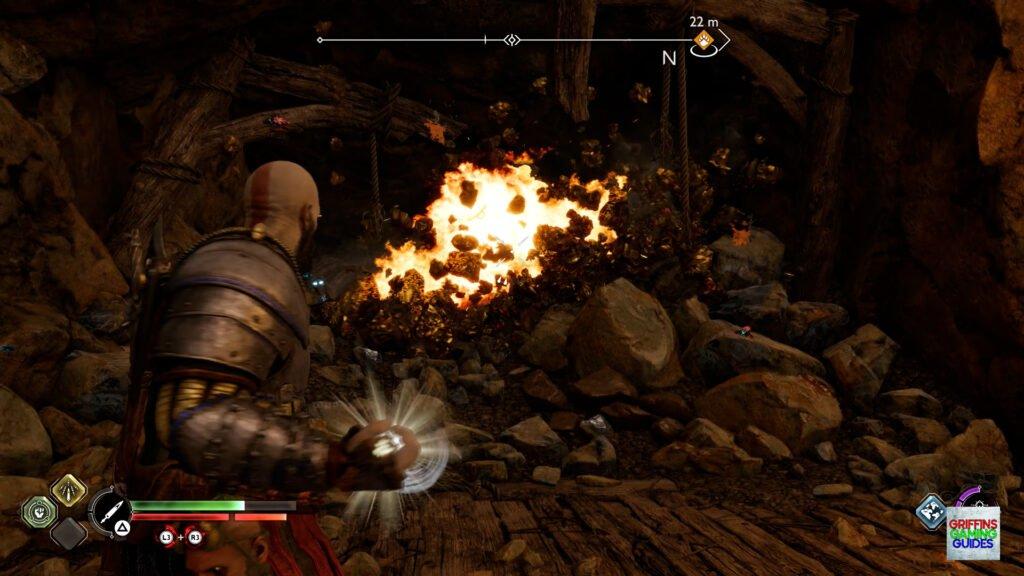 God Of War Ragnarök Nornir Chest 18 F2 Rune Clear Rubble
