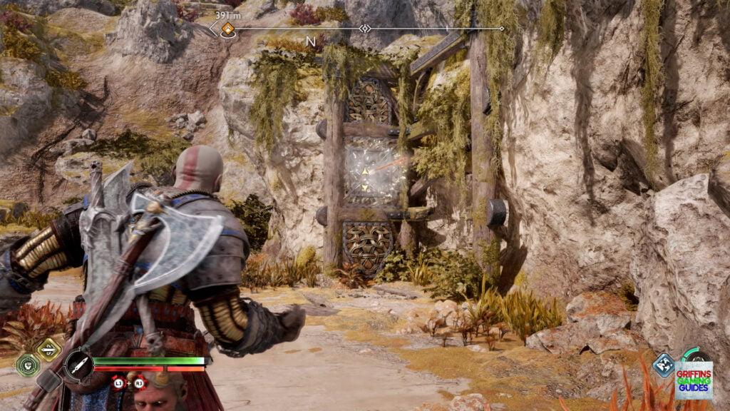 God Of War Ragnarök Odin's Raven 22 Throw Spear Into Wall