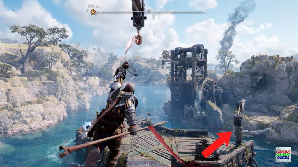 God Of War Ragnarök Odin's Raven 23 Jump Across to Lower Platform