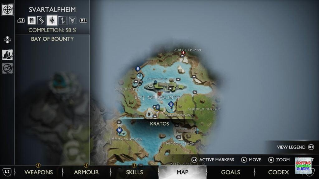 God Of War Ragnarök Odin's Raven 24 Map