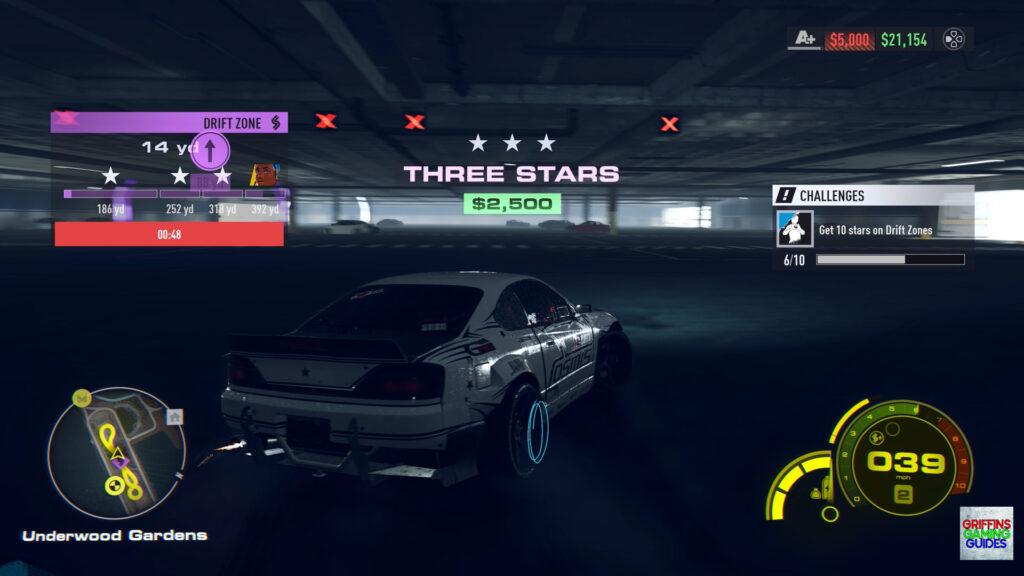 Need For Speed Unbound Catch My Drift Underwood Gardens 1 3 Stars