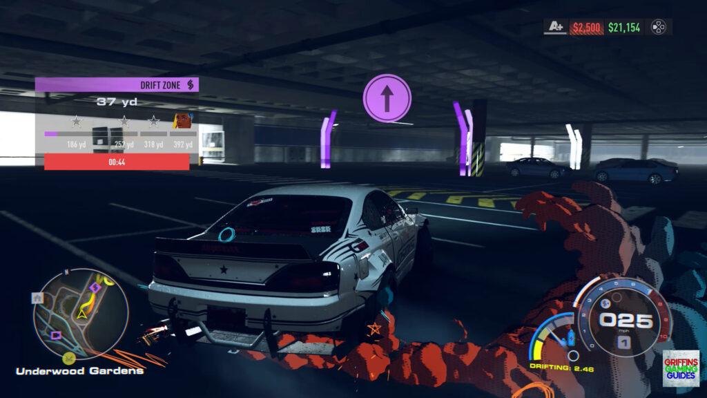 Need For Speed Unbound Catch My Drift Underwood Gardens 1 Corner 1