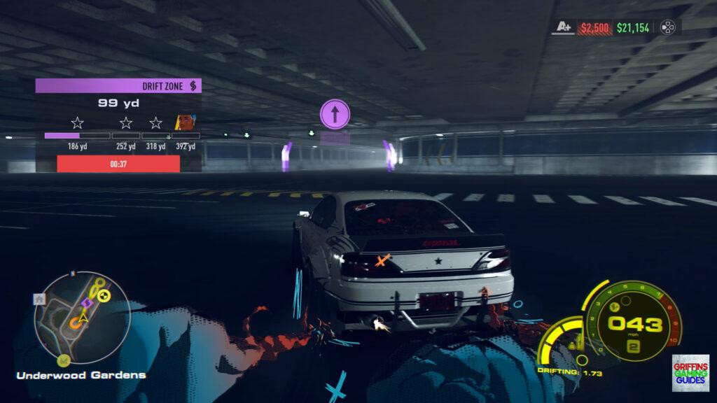Need For Speed Unbound Catch My Drift Underwood Gardens 1 Corner 3