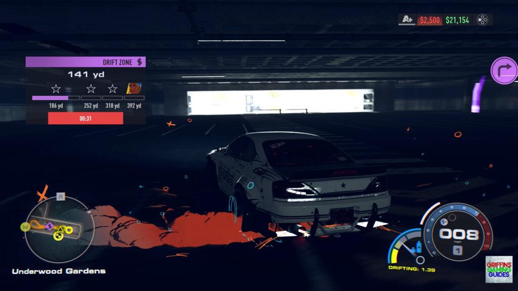 Need For Speed Unbound Catch My Drift Underwood Gardens 1 Corner 4