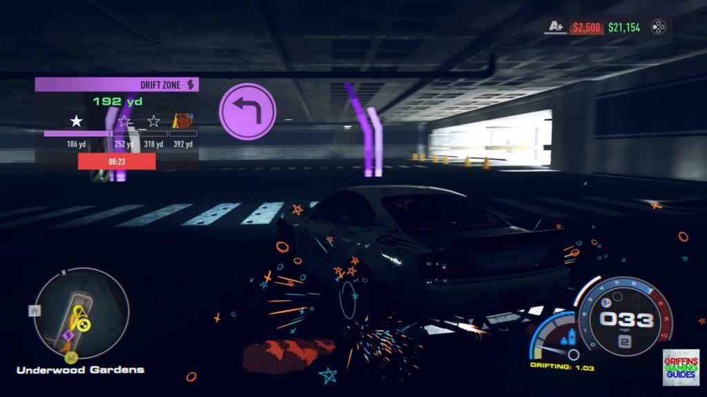 Need For Speed Unbound Catch My Drift Underwood Gardens 1 Corner 6