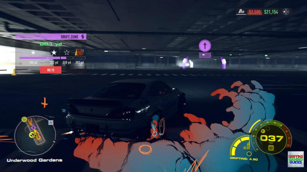 Need For Speed Unbound Catch My Drift Underwood Gardens 1 Corner 8
