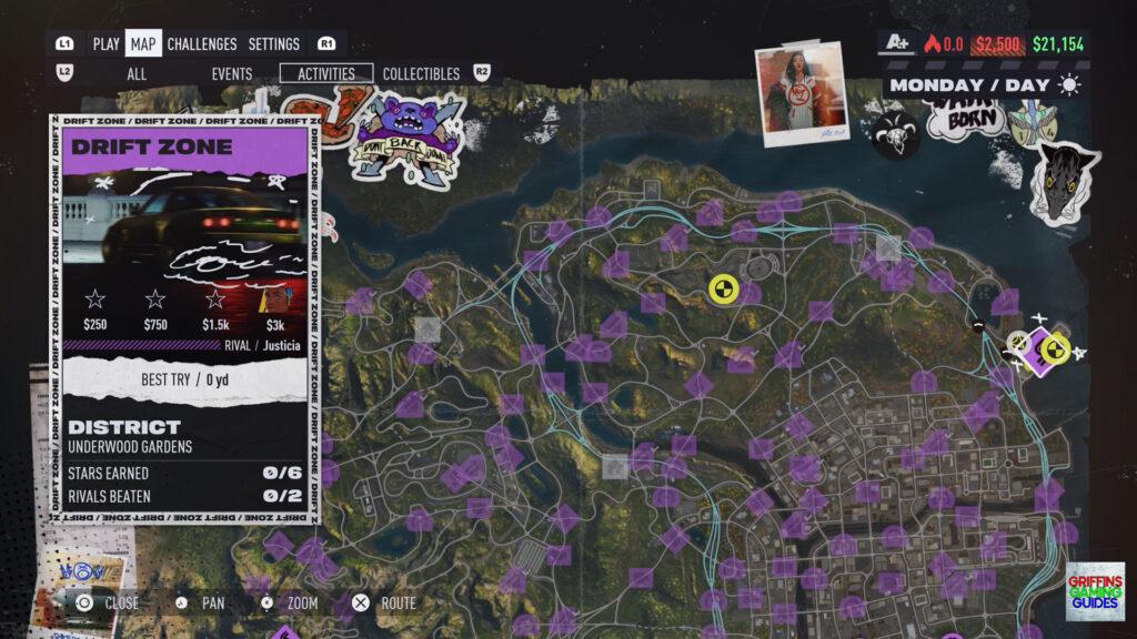 Need For Speed Unbound Catch My Drift Underwood Gardens 1 Map