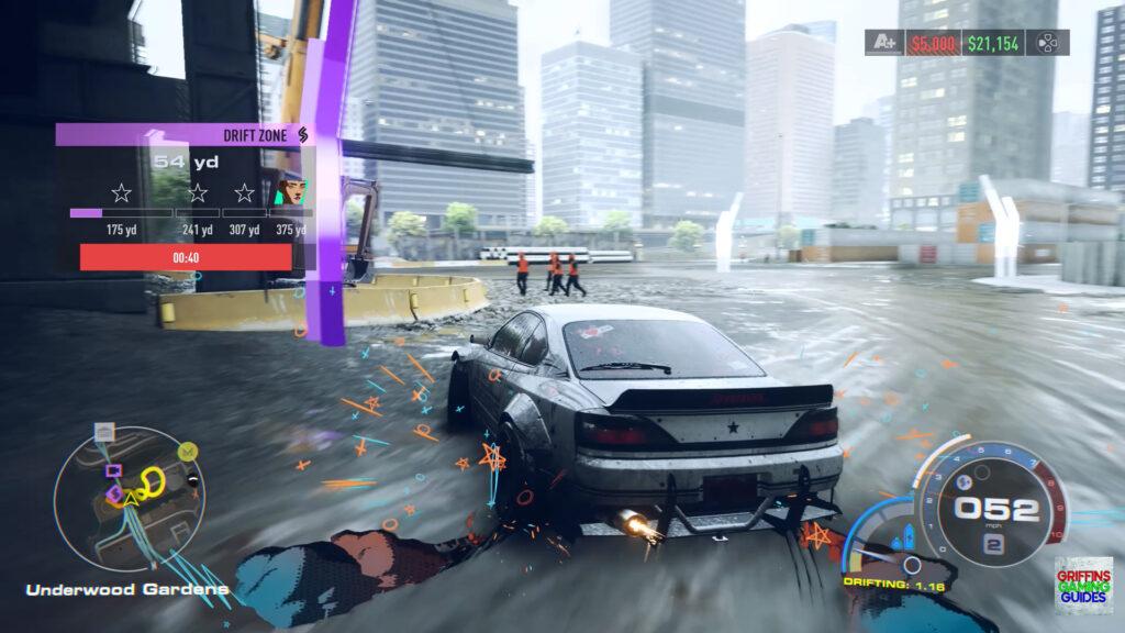 Need For Speed Unbound Catch My Drift Underwood Gardens 2 Corner 2
