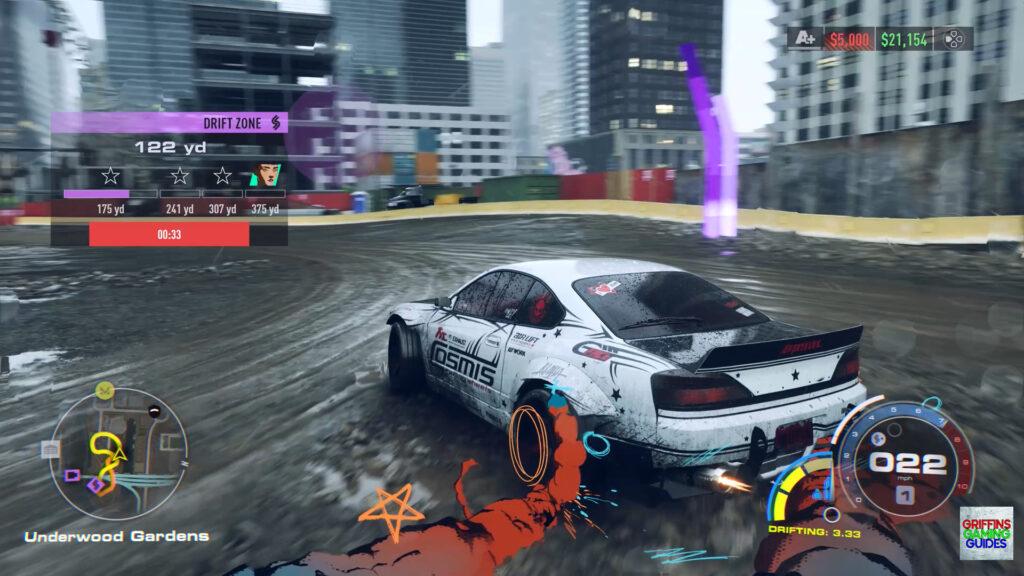 Need For Speed Unbound Catch My Drift Underwood Gardens 2 Corner 4