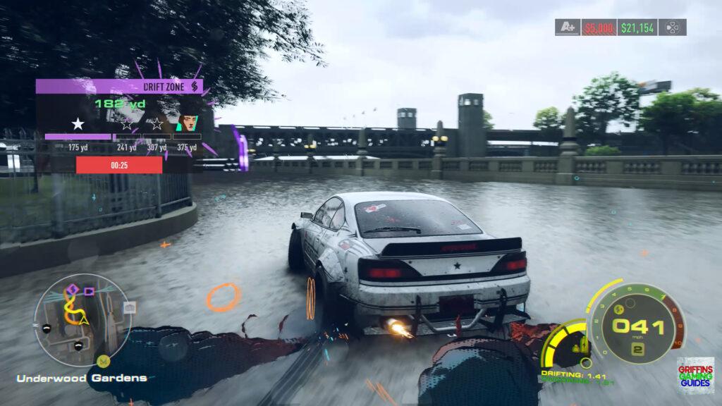Need For Speed Unbound Catch My Drift Underwood Gardens 2 Corner 5