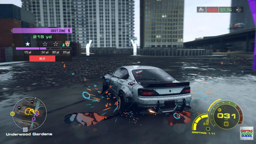 Need For Speed Unbound Catch My Drift Underwood Gardens 2 Corner 6