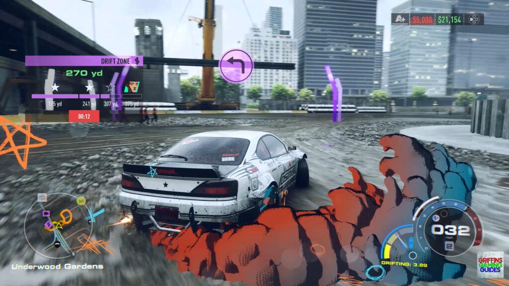 Need For Speed Unbound Catch My Drift Underwood Gardens 2 Corner 7