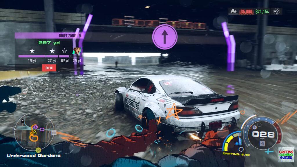 Need For Speed Unbound Catch My Drift Underwood Gardens 2 Corner 8