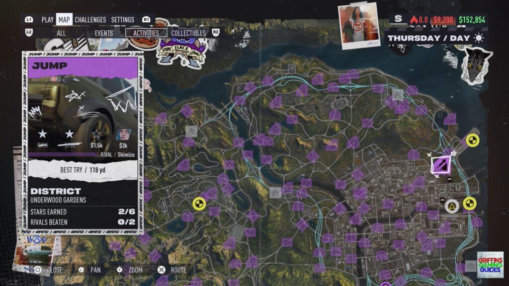 Need For Speed Unbound Frequent Flyer Underwood Gardens 1 Map