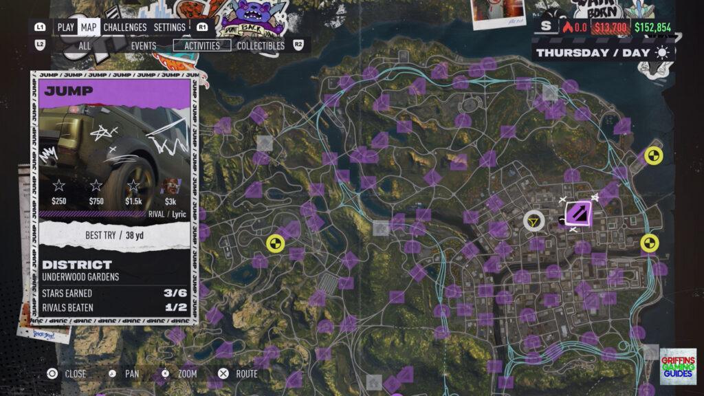 Need For Speed Unbound Frequent Flyer Underwood Gardens 2 Map