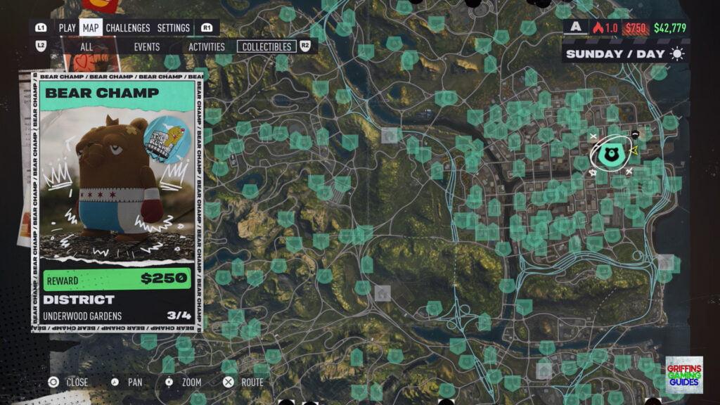 Need For Speed Unbound The Bear Champ Underwood Gardens 4 Map.