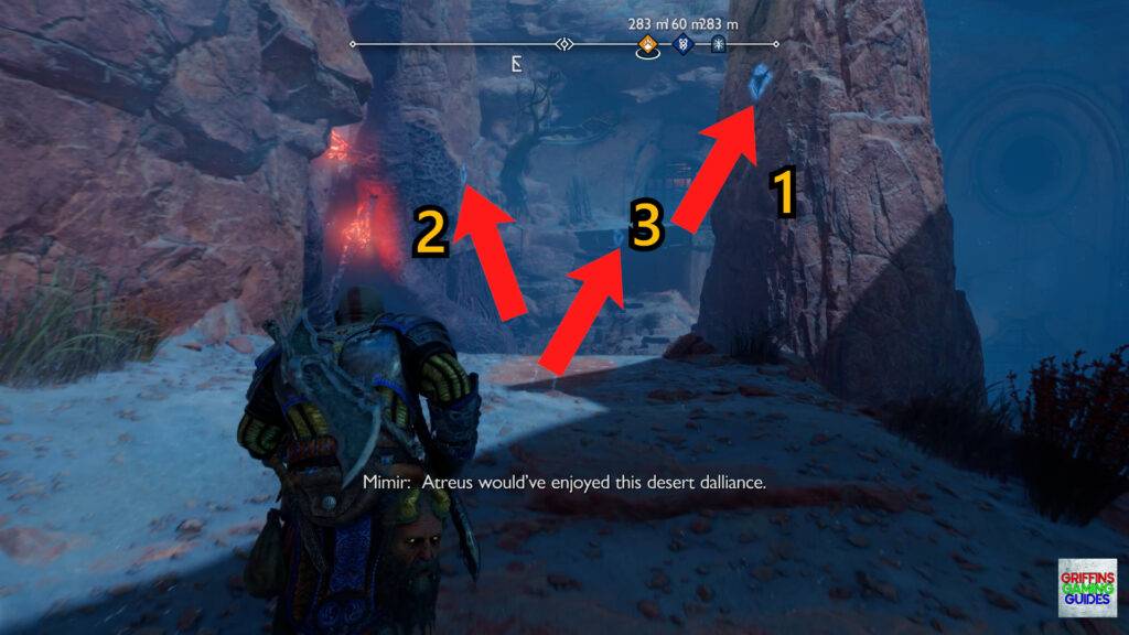 God Of War Ragnarök Secrets Of The Sands Mantle Through Pillars