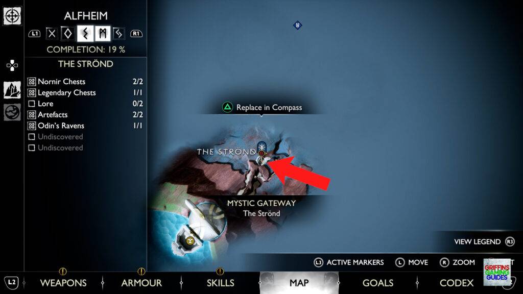 God Of War Ragnarök Odin's Raven 29 Map