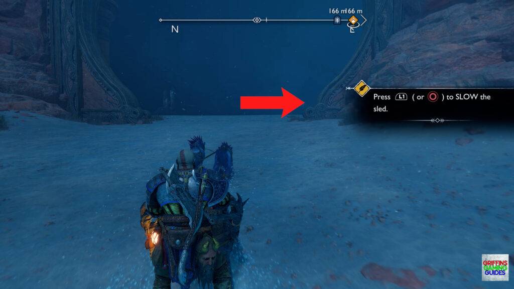 God Of War Ragnarök Secret Of The Sands Favour Go Right from the Canyon