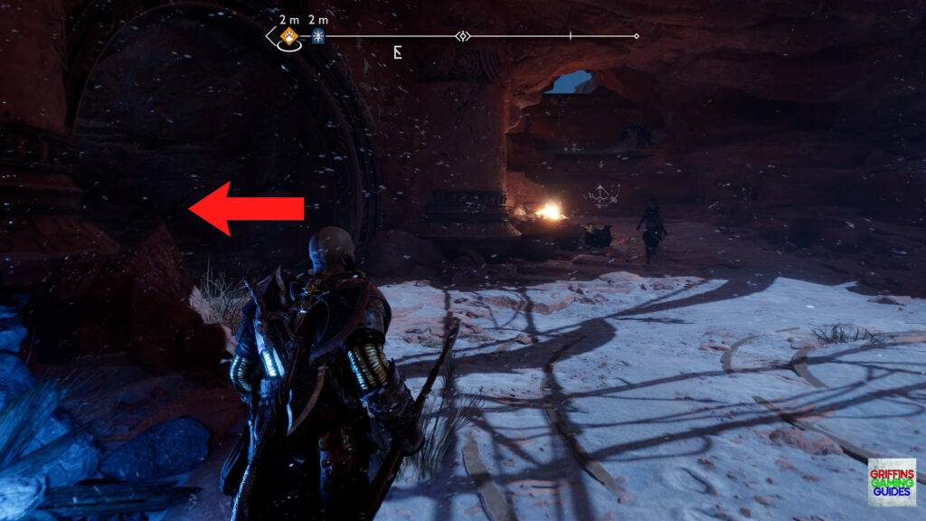 God Of War Ragnarök Secret Of The Sands Favour Head Left from the Mystic Gateway