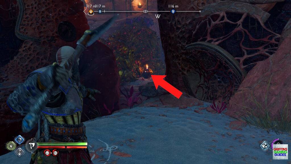 God Of War Ragnarök Secrets Of The Sands Explode Debris