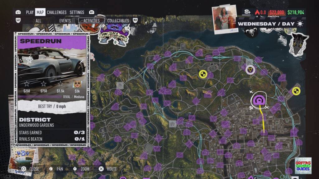 Need For Speed Unbound In The Zone Underwood Gardens 1 Map