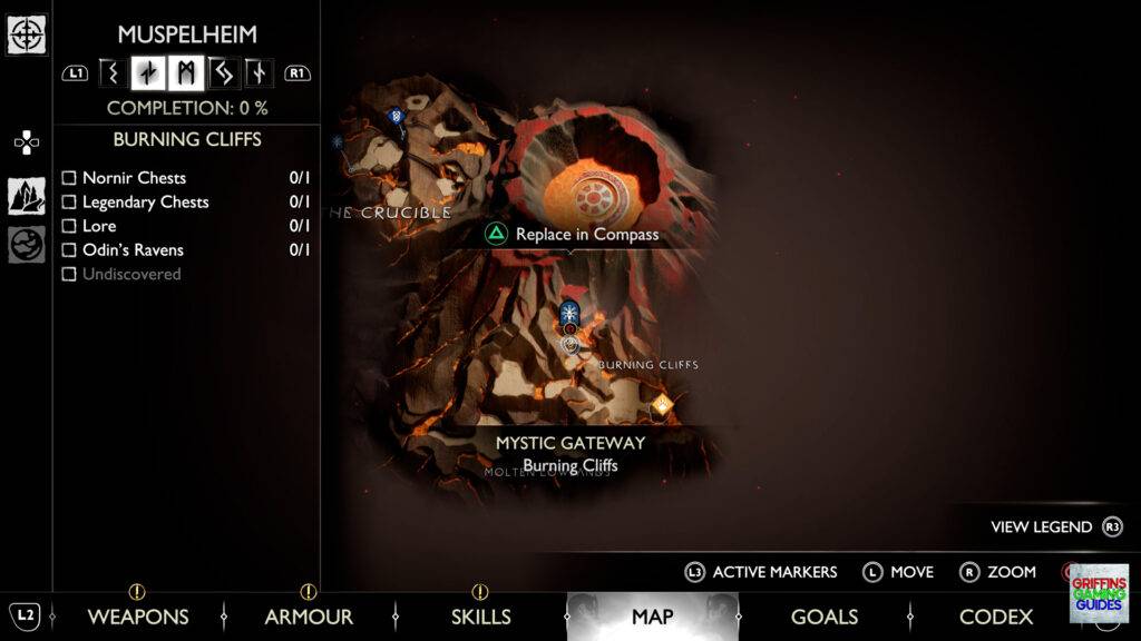 God Of War Ragnarök Full Belly Nornir Chest 28 Map