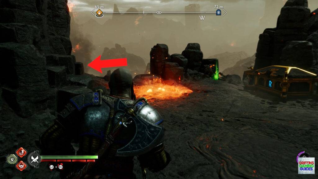 God Of War Ragnarök Full Belly Nornir Chest 28 R Rune Location 2