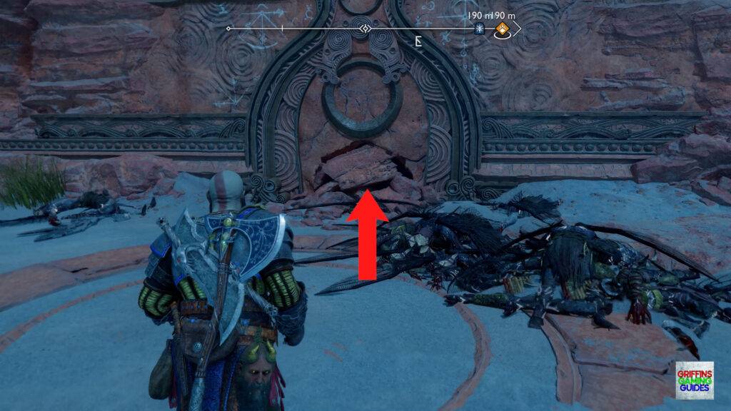 God Of War Ragnarök Odin's Raven 35 Smash Through Rocks