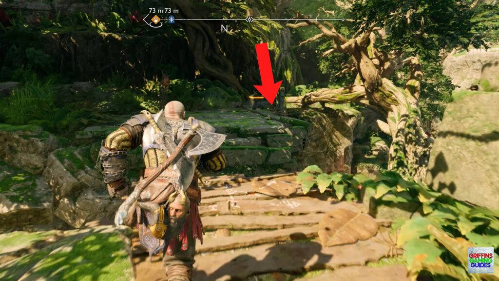 God Of War Ragnarok Pure Of Hart Spring Stag Kick Gold Chain Down