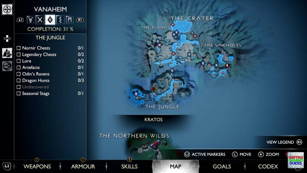 God Of War Ragnarok Pure Of Hart Summer Stag Map
