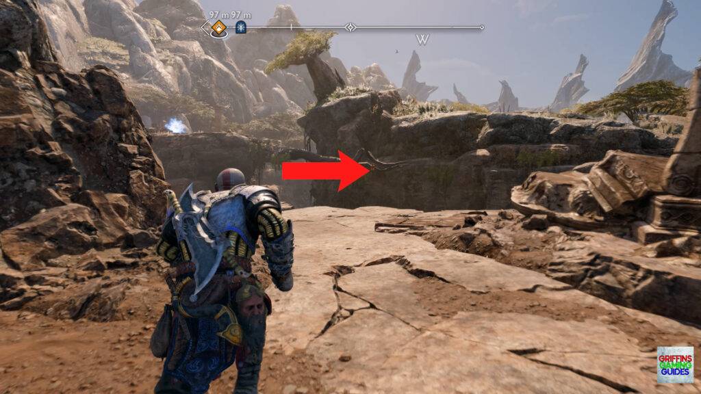 God Of War Ragnarok Pure Of Hart Winter Stag Cross Chasm