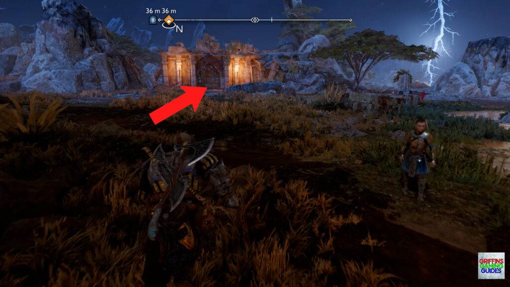 God Of War Ragnarök Pure Of Hart Winter Stag Go Through Gate