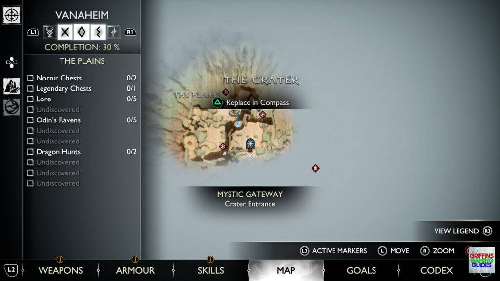 God Of War Ragnarök Return Of The River Map.