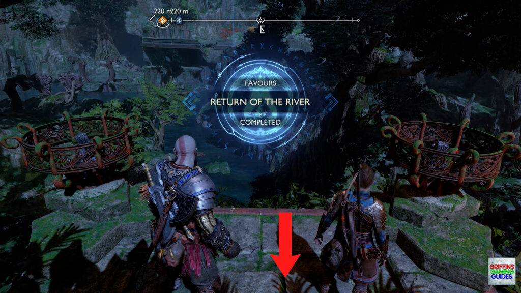 God Of War Ragnarok Spirit Mementos Artefact 3 Complete Return of the River Favour and Turn Around