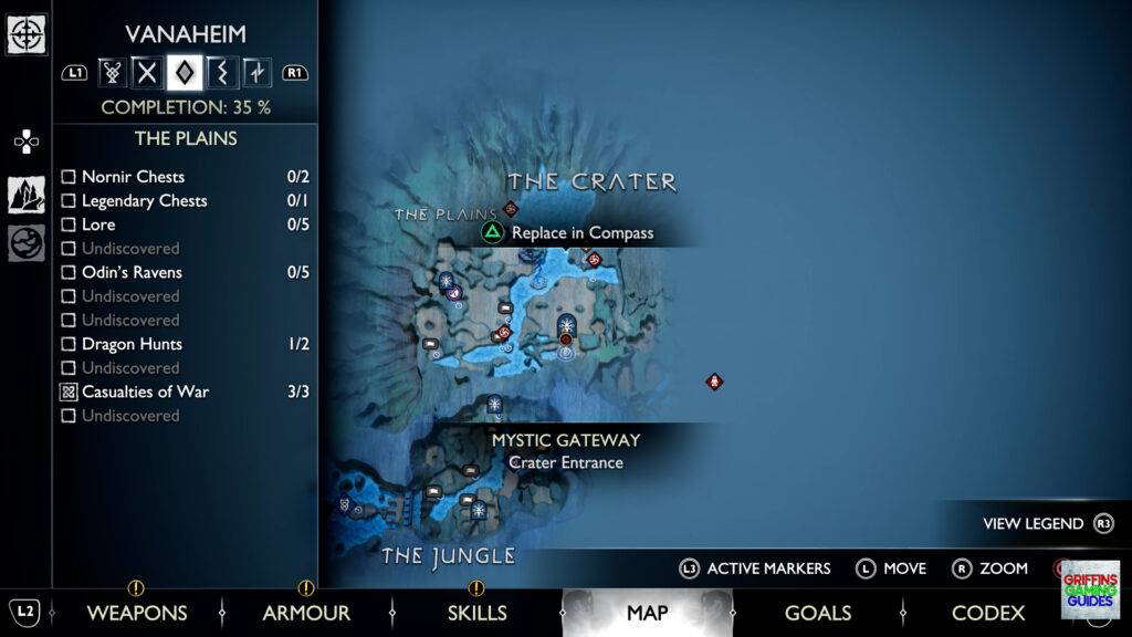 God Of War Ragnarök Spirit Mementos Artefact 4 Map