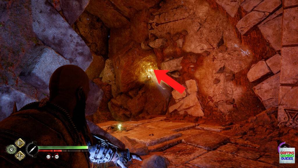 God Of War Ragnarök Spirit Mementos Artefact 4 Throw Spear into Wall